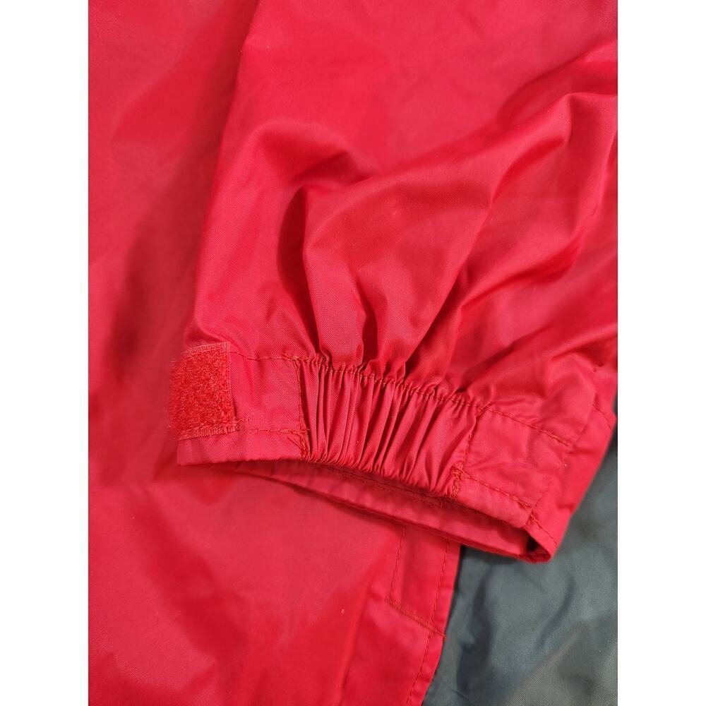 Columbia mens windbreaker jacket full zip hood red gray sz small sportswear - Picture 8 of 12